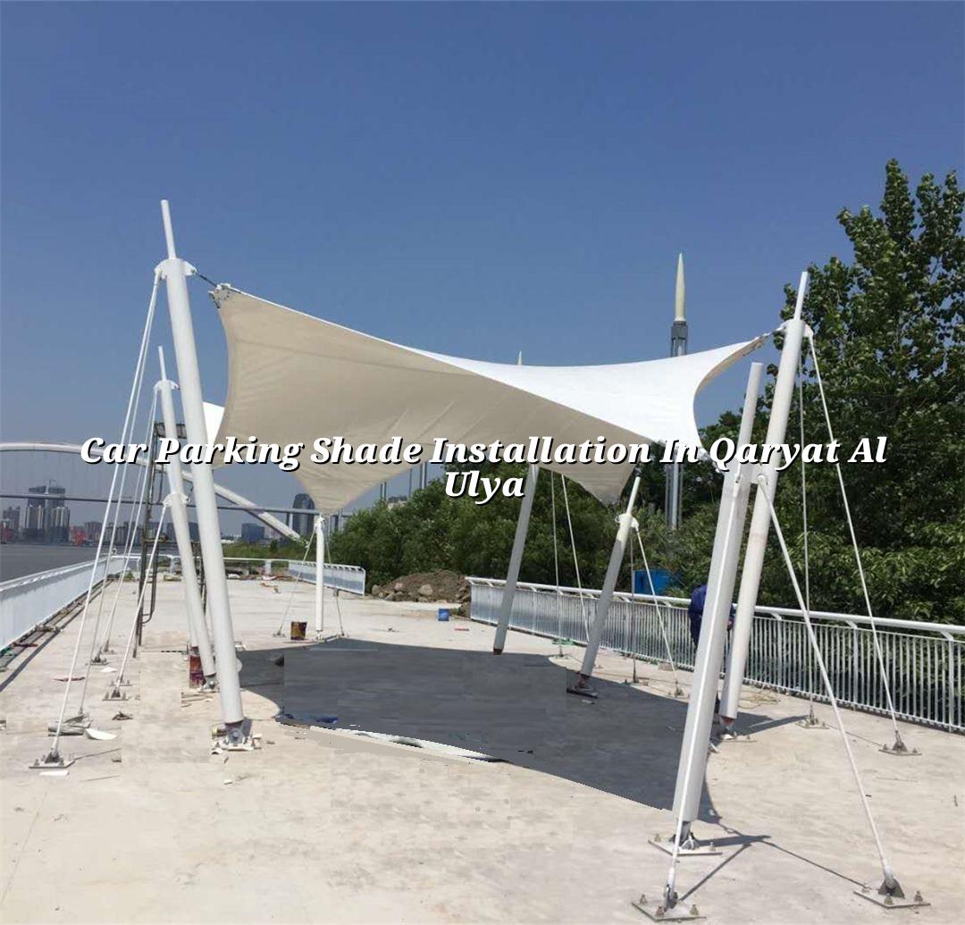 Car Parking Shade Installation in Qaryat Al Ulya